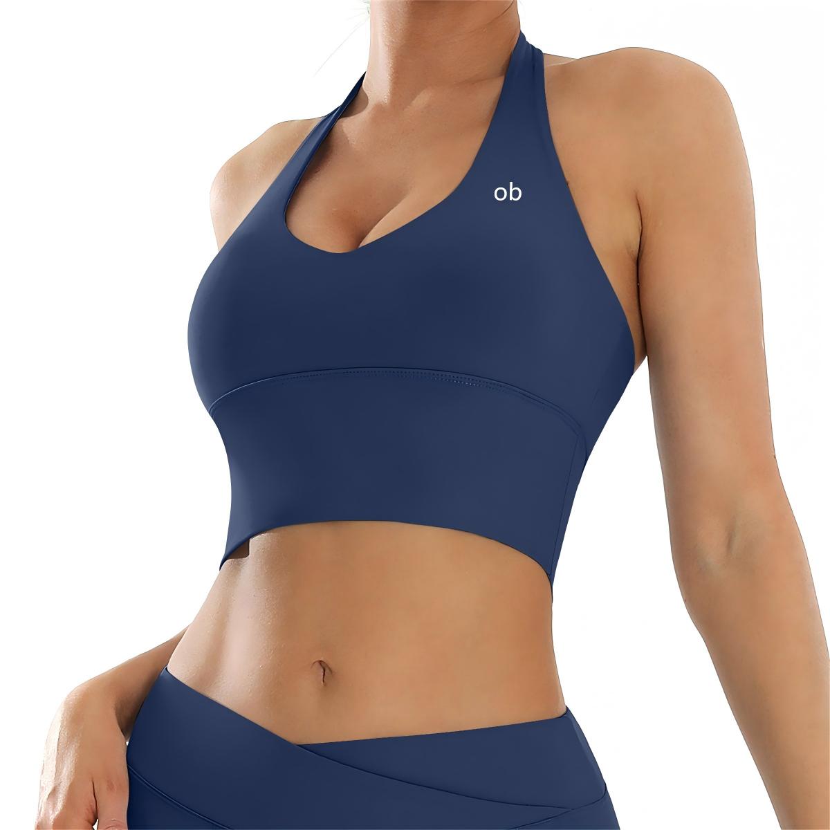 Sports Bra Racerback - Breathable neck-wrap style women's yoga bra