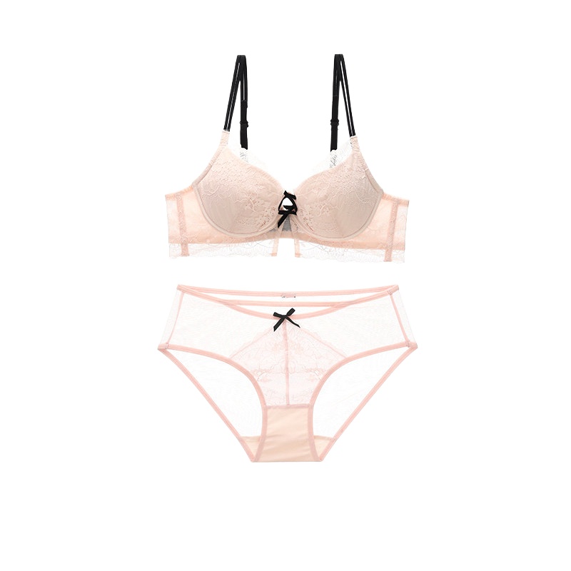 New Girly Sweet Lace Women Und - огляд і ціна Lace Bralette Set