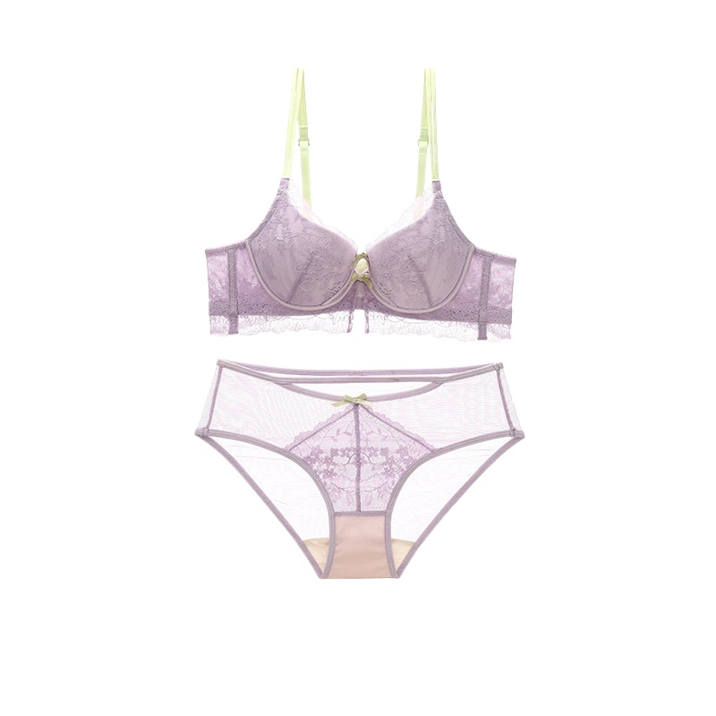 New Girly Sweet Lace Women Und - огляд і ціна Lace Bralette Set