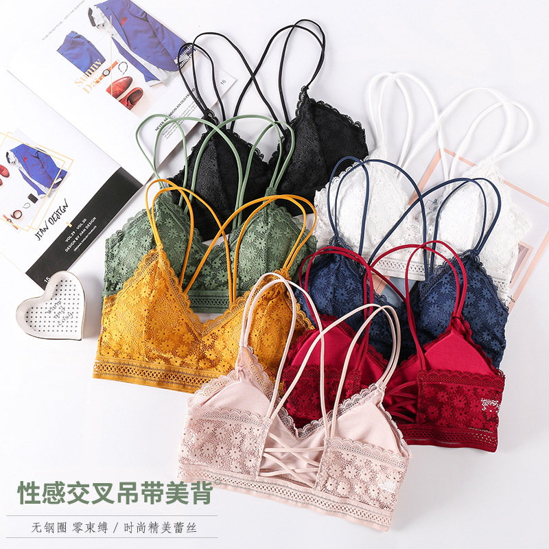 3D Sexy Lingerie Seamless Spor - огляд і ціна Lace Bralette Set