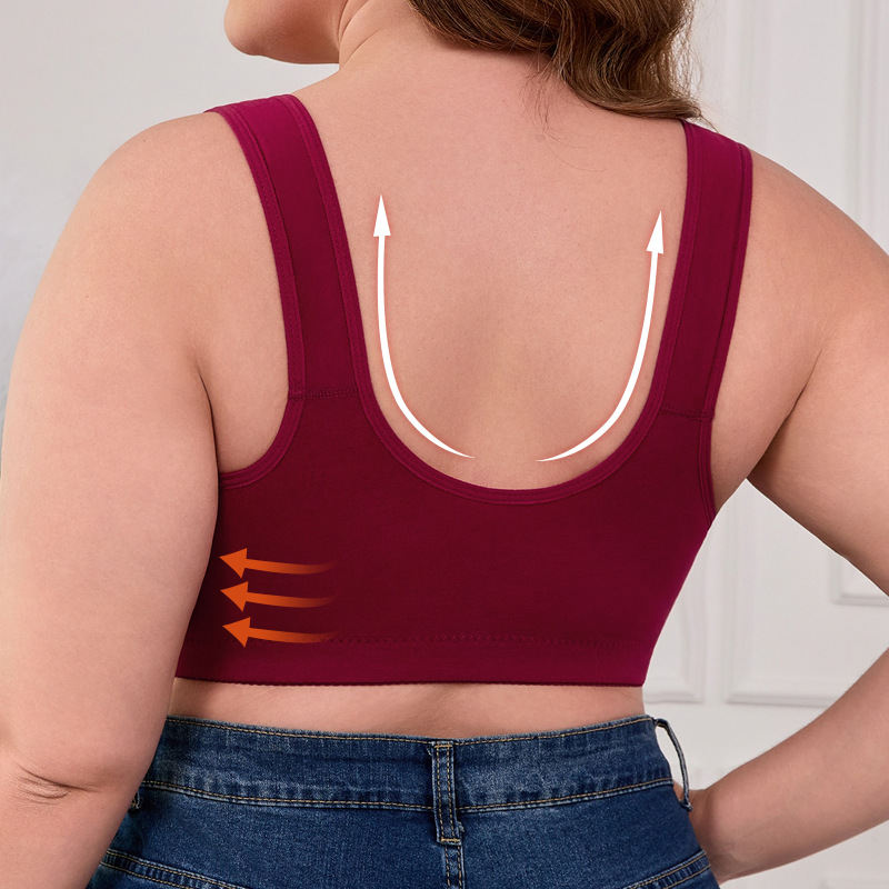 XL-7XL Plus Size Front Buckle  - огляд і ціна Wirefree Bra Comfort